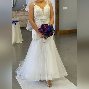 BLING BLING Bedazzled Mermaid Wedding Dress